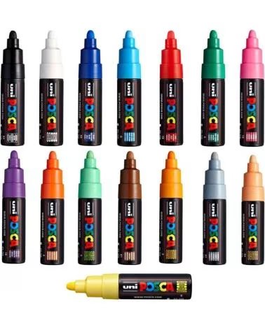 POSCA ROTULADOR MARKER UNIPAINT PC-7M NEGRO