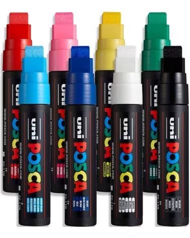 POSCA ROTULADOR MARKER UNIPAINT PC-17K PLATA