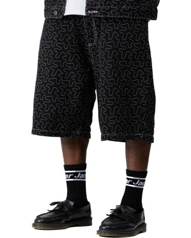 PANTALONCINI JACKER ONELINE BAGGY NERI NAN