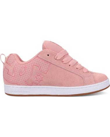 SCARPA DC SHOES COURT GRAFFIK ROSA BIANCO NAN