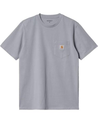 CARHARTT WIP POCKET T-SHIRT: CAMISETA BÁSICA MIRROR GRIS HOMBRE NAN