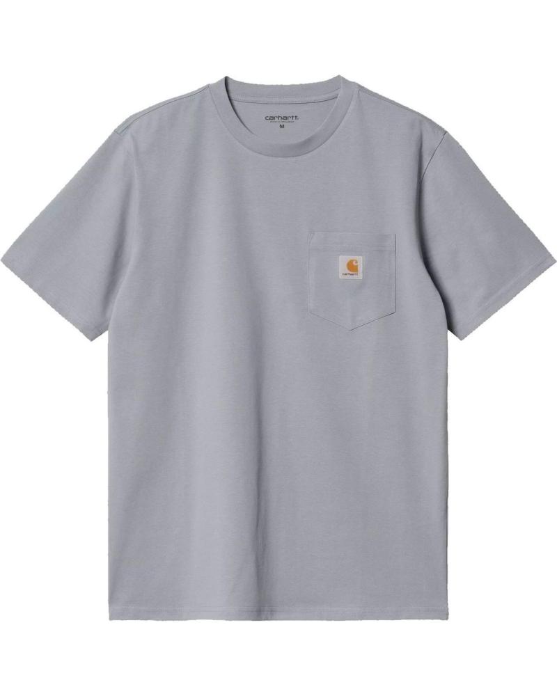 CARHARTT WIP POCKET T-SHIRT : T-SHIRT BASIQUE MIRROR GRIS HOMME NAN