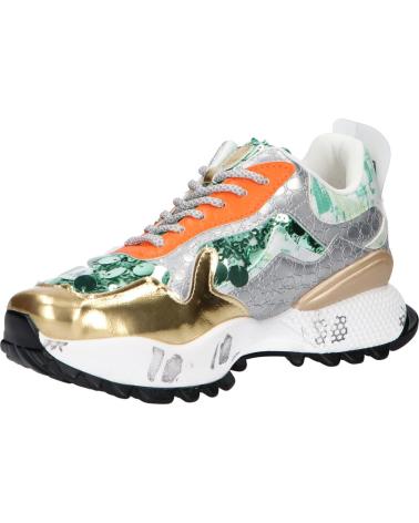 SNEAKERS EXE D190608-13 PU VERDE E ORO PU GREEN GOLD