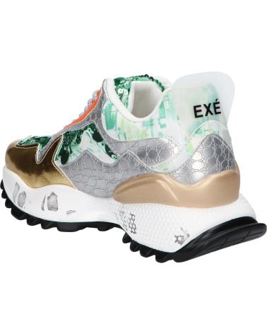 SNEAKERS EXE D190608-13 PU VERDE E ORO PU GREEN GOLD