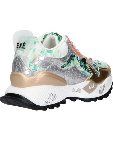 SNEAKERS EXE D190608-13 PU VERDE E ORO PU GREEN GOLD