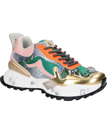 SNEAKERS EXE D190608-13 PU VERDE E ROSA PU GREEN PINK
