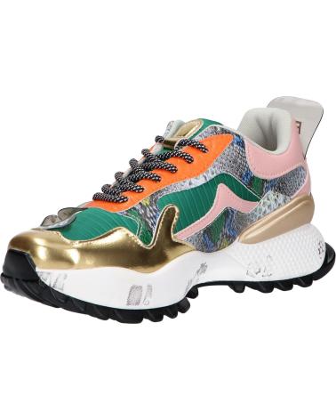 SNEAKERS EXE D190608-13 PU VERDE E ROSA PU GREEN PINK