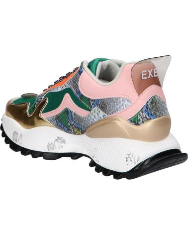 SNEAKERS EXE D190608-13 PU VERDE E ROSA PU GREEN PINK