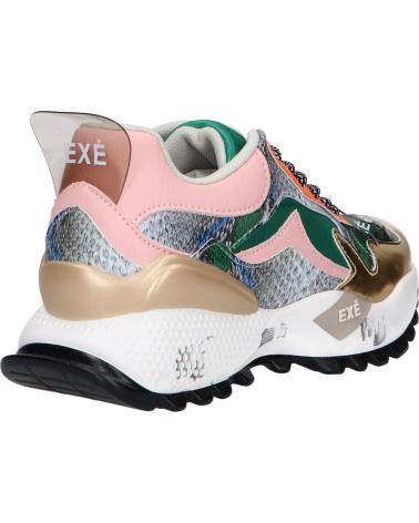 SNEAKERS EXE D190608-13 PU VERDE E ROSA PU GREEN PINK