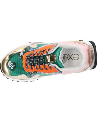 SNEAKERS EXE D190608-13 PU VERDE E ROSA PU GREEN PINK