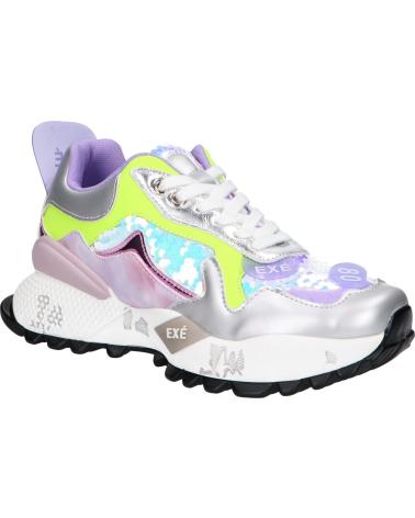 EXE D190608-13 PU WEISS LILA SNEAKER PU WHITE PURPLE