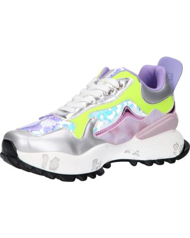 EXE D190608-13 PU WEISS LILA SNEAKER PU WHITE PURPLE