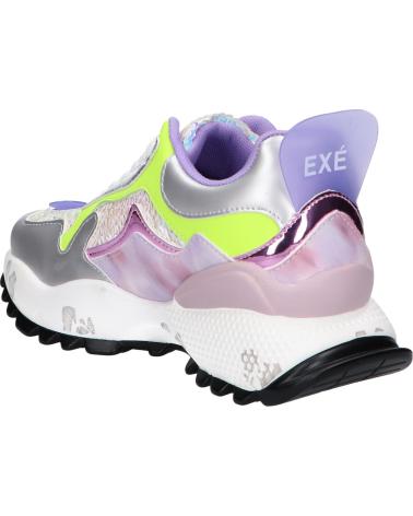 EXE D190608-13 PU WEISS LILA SNEAKER PU WHITE PURPLE