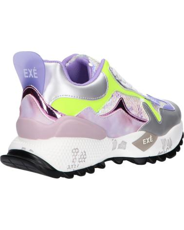 EXE D190608-13 PU WEISS LILA SNEAKER PU WHITE PURPLE