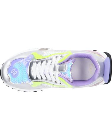 EXE D190608-13 PU WEISS LILA SNEAKER PU WHITE PURPLE