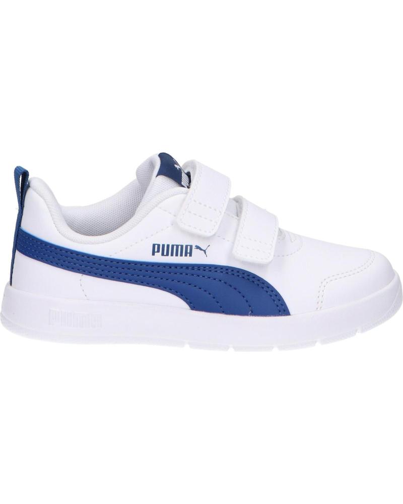 Esportes--De-Niña-PUMA-397642COURTFLEX-V3-PS-08-BLANCO-AZUL