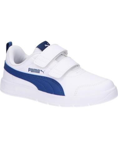 Esportes--De-Niña-PUMA-397642COURTFLEX-V3-PS-08-BLANCO-AZUL