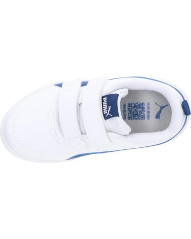 Esportes--De-Niña-PUMA-397642COURTFLEX-V3-PS-08-BLANCO-AZUL