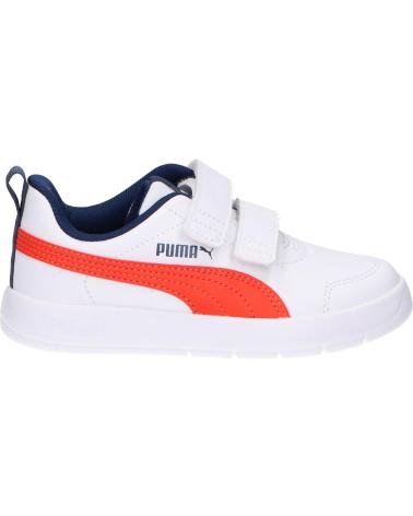 Esportes  de Menina e Menino PUMA 397642COURTFLEX V3 PS 14 BLANCO ROJO