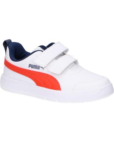 Sportif pour Fille et Garçon PUMA 397642COURTFLEX V3 PS 14 BLANCO ROJO