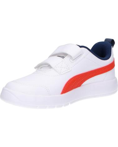 Sportif pour Fille et Garçon PUMA 397642COURTFLEX V3 PS 14 BLANCO ROJO