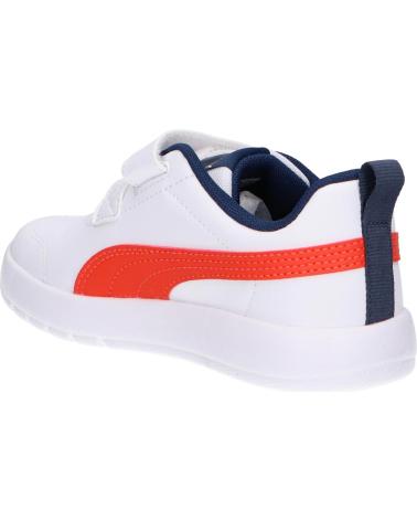 Sportif pour Fille et Garçon PUMA 397642COURTFLEX V3 PS 14 BLANCO ROJO