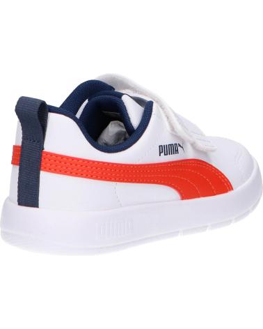 Sportif pour Fille et Garçon PUMA 397642COURTFLEX V3 PS 14 BLANCO ROJO