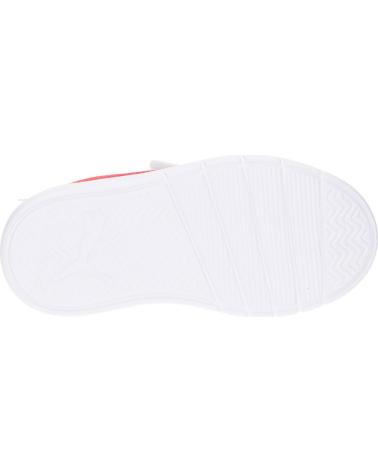 Sportif pour Fille et Garçon PUMA 397642COURTFLEX V3 PS 14 BLANCO ROJO