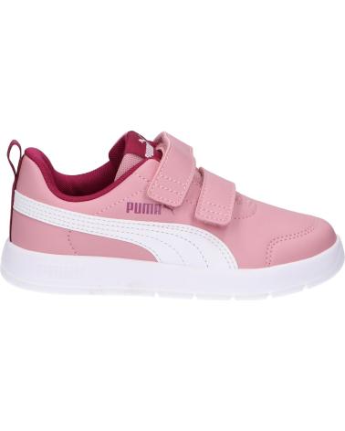 Esportes--De-Niña-PUMA-397642COURTFLEX-V3-PS-15-ROSA-BLANCO