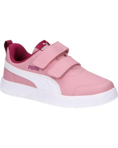 Sportif-De-Niña-PUMA-397642COURTFLEX-V3-PS-15-ROSA-BLANCO