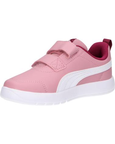 Sportif-De-Niña-PUMA-397642COURTFLEX-V3-PS-15-ROSA-BLANCO