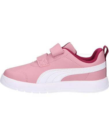 Sportif-De-Niña-PUMA-397642COURTFLEX-V3-PS-15-ROSA-BLANCO