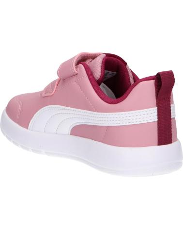 Sportif-De-Niña-PUMA-397642COURTFLEX-V3-PS-15-ROSA-BLANCO