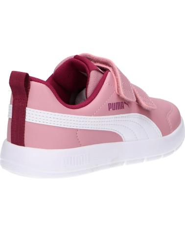 Sportif-De-Niña-PUMA-397642COURTFLEX-V3-PS-15-ROSA-BLANCO
