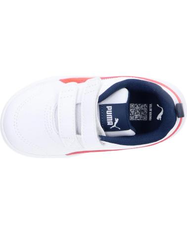 Sportif pour Fille et Garçon PUMA 310252 COURTFLEX V3 INF 14 BLANCO ROJO