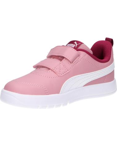 Esportes  de Menina PUMA 310252 COURTFLEX V3 INF 15 ROSA BLANCO
