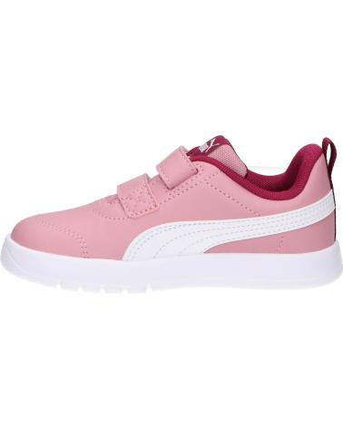 Esportes  de Menina PUMA 310252 COURTFLEX V3 INF 15 ROSA BLANCO