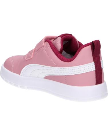 Esportes  de Menina PUMA 310252 COURTFLEX V3 INF 15 ROSA BLANCO