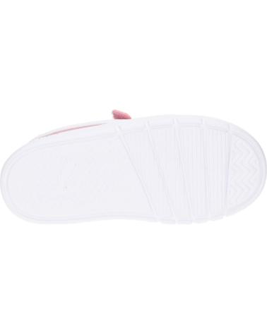 Esportes  de Menina PUMA 310252 COURTFLEX V3 INF 15 ROSA BLANCO