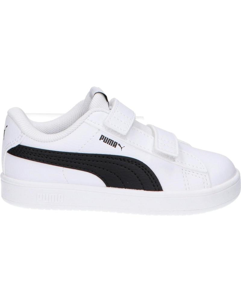 PUMA DEPORTIVA RICKIE CLASSIC INF VELCROS 394254 COLOR NEG BLANCO