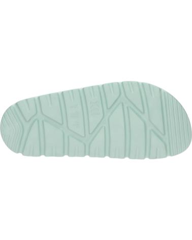 Home-XTI-XTI 142550 S C AQUA DOUBLE STRAP SLIDE SANDALS-S-C-AQUA