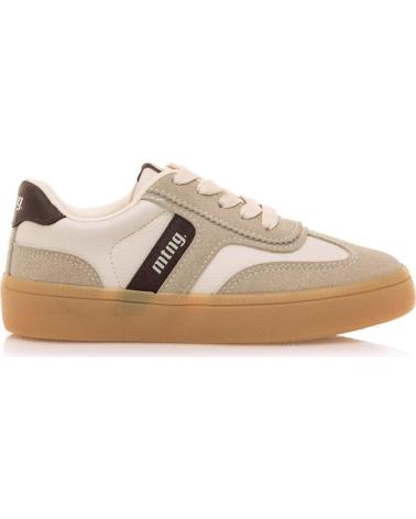 ZAPATILLAS CASUAL MTNG 48997 BEIGE CON CORDONES BEIGE