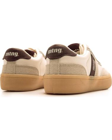 ZAPATILLAS CASUAL MTNG 48997 BEIGE CON CORDONES BEIGE