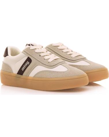 ZAPATILLAS CASUAL MTNG 48997 BEIGE CON CORDONES BEIGE