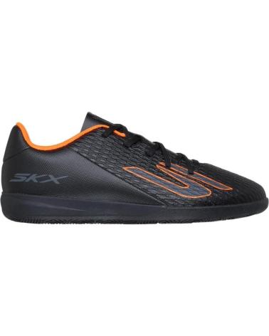 SKECHERS SXK 2 SALA: BLACK FUTSAL SHOES WITH ORANGE DETAILS (REF. 252168L-BKOR) NAN