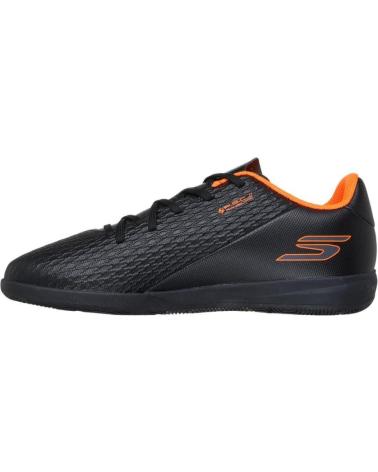 SKECHERS SXK 2 SALA: BLACK FUTSAL SHOES WITH ORANGE DETAILS (REF. 252168L-BKOR) NAN