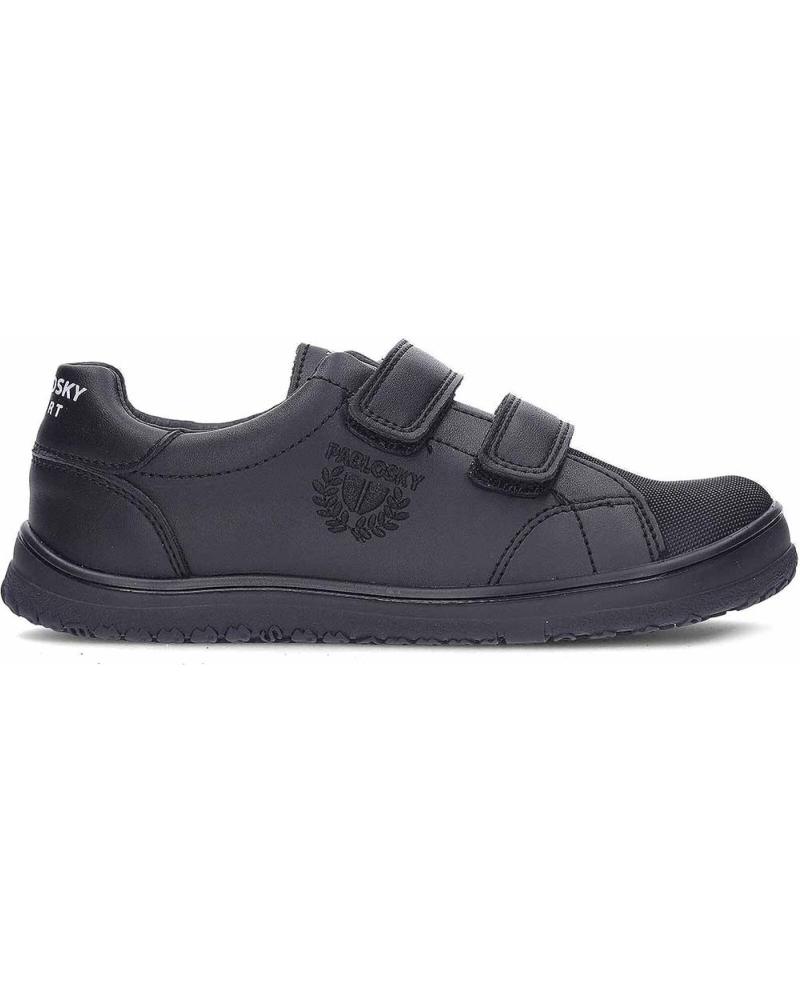 PABLOSKY BAREFOOT SPORT SHOE 200010 BLACK NEGRO