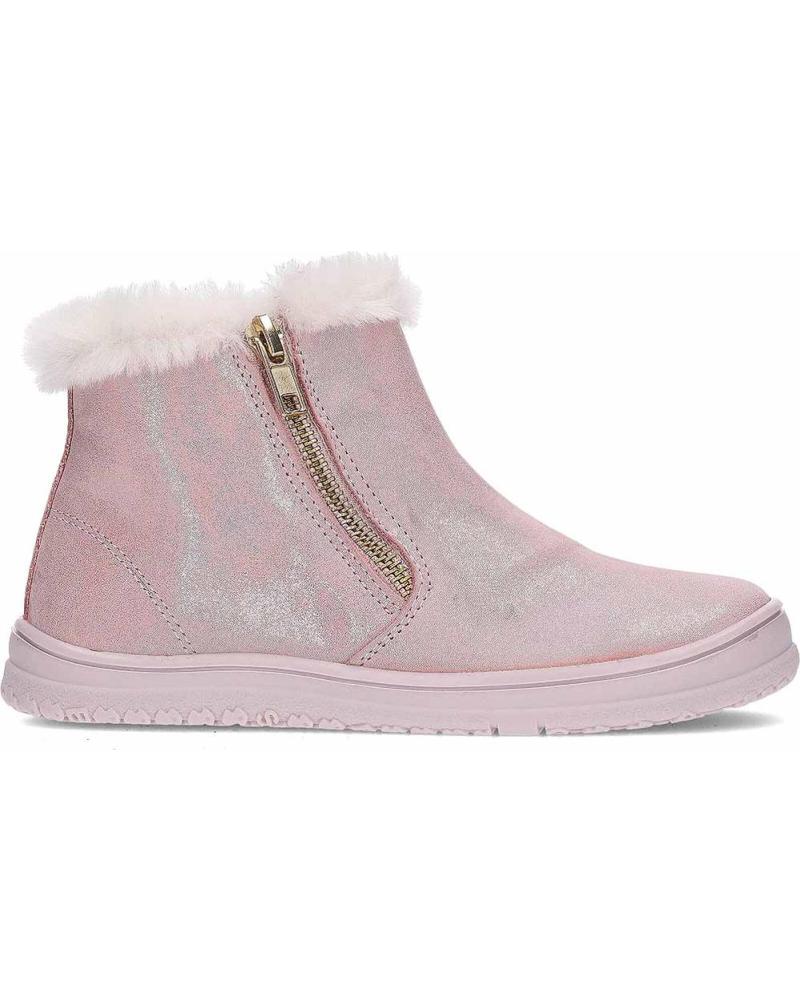PABLOSKY BAREFOOT ANKLE BOOTS 445771 SHINE PINK ROSA