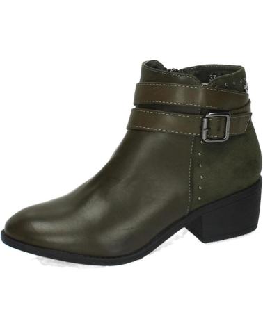 XTI STIEFEL 48607 KAKI MIT SCHNALLE UND REISSVERSCHLUSS KAKI