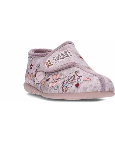 VUL-LADI 7207 PATTERNED BROWN SLIPPERS PARDO